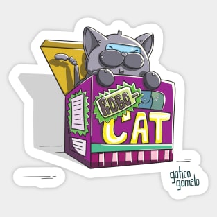 Robocat Sticker